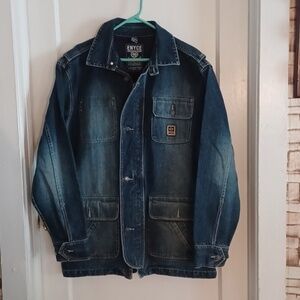 EYNYCE Denim ranch coat  men's size large